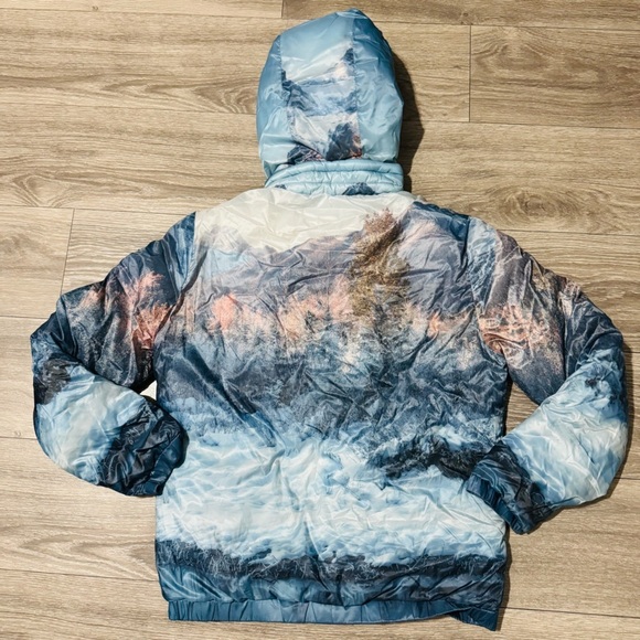 Guess Men Puffer Water Resistant Down proof Windproof Blue Jacket Size M - Picture 13 of 17